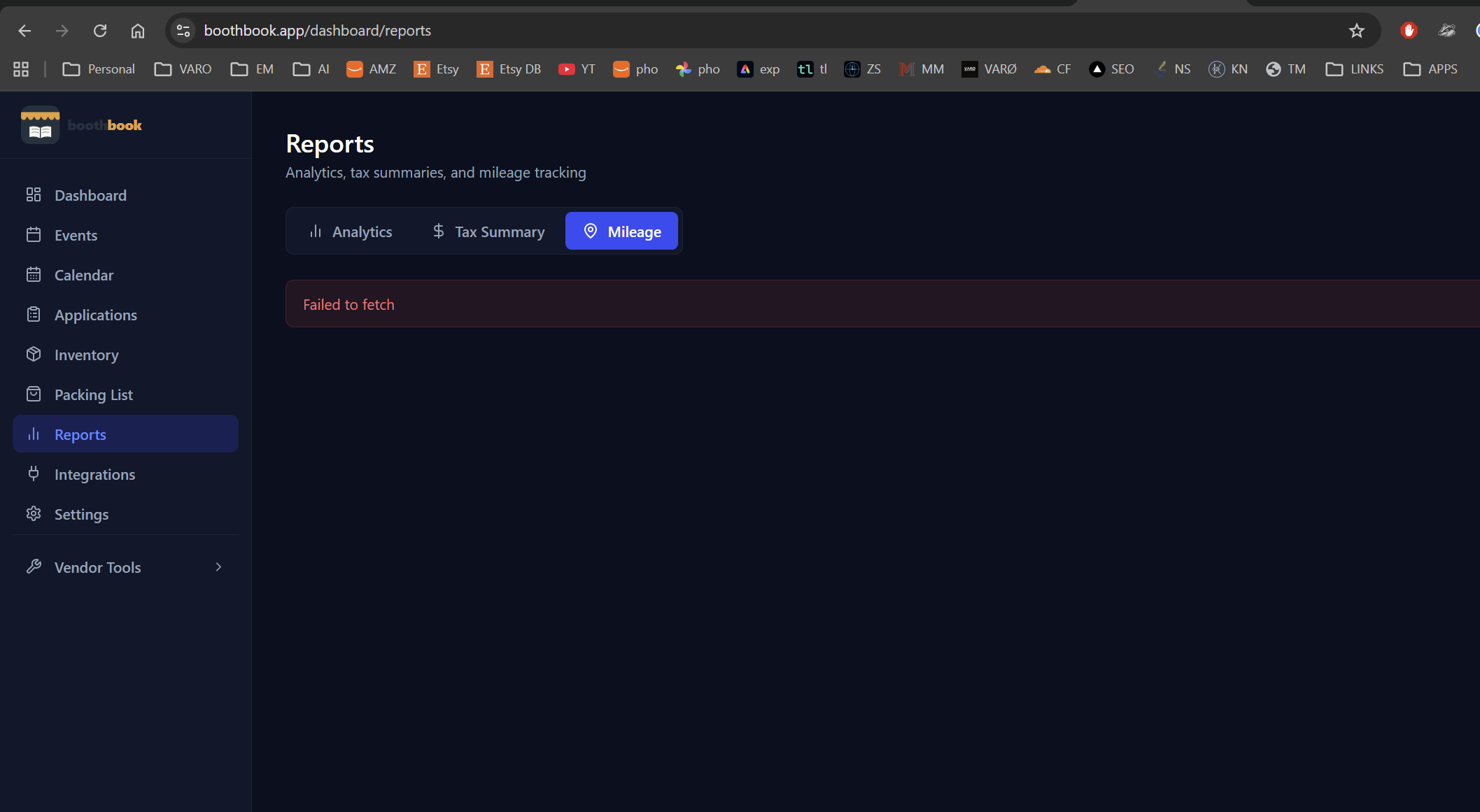 Track your mileage screenshot